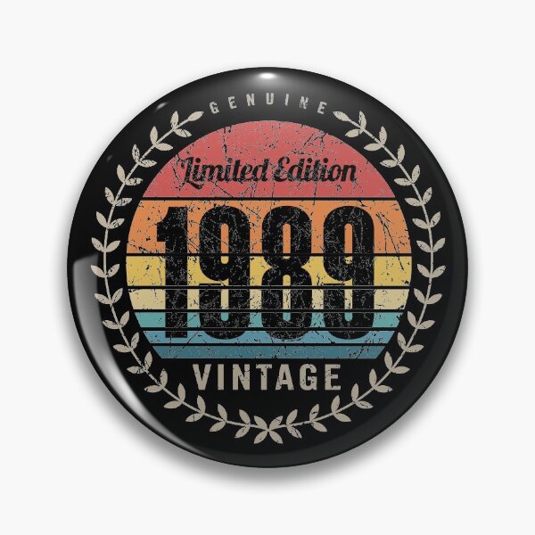 Item preview, 1989 Year Retro Vintage Style Birthday Anniversary Reunion Event Logo designed and sold by hobrath.