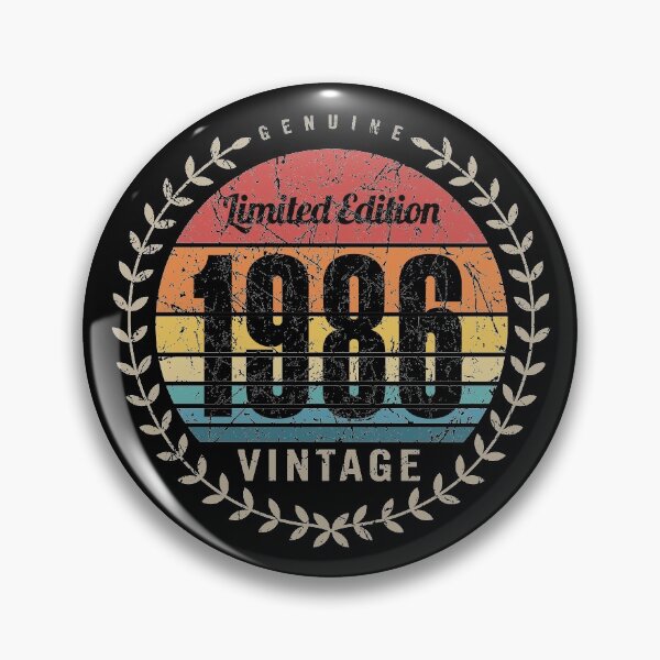 Item preview, 1986 Year Retro Vintage Style Birthday Anniversary Reunion Event Logo designed and sold by hobrath.