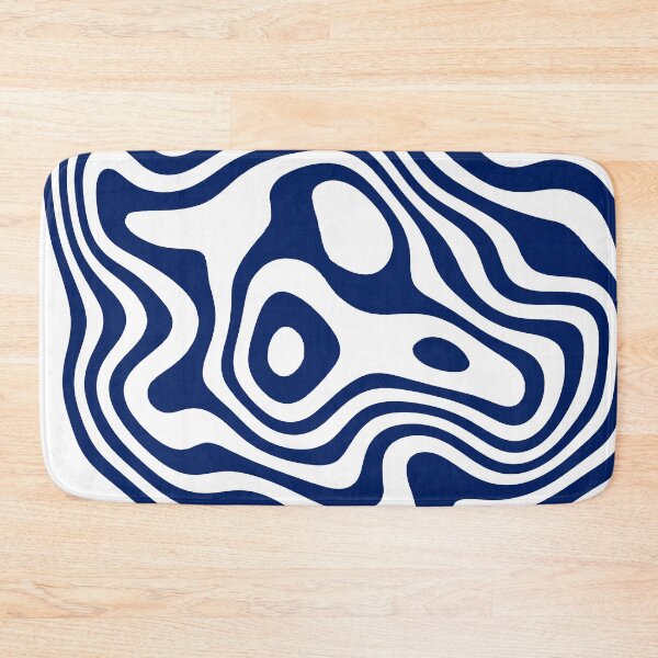 Item preview, Contour design - navy designed and sold by rahilvalani.