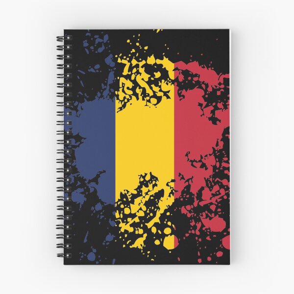 Item preview, Chad Flag Ink Splatter designed and sold by limitlezz.