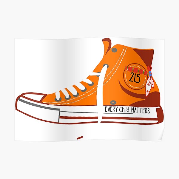 Orange For The Residential Children Sneakers.