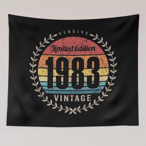 Item preview, 1983 Year Retro Vintage Style Birthday Anniversary Reunion Event Logo designed and sold by hobrath.