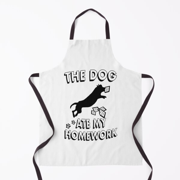 Item preview, The Dog Ate My Homework - white designed and sold by BusyMonkeys.