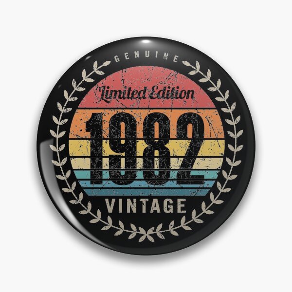 Item preview, 1982 Year Retro Vintage Style Birthday Anniversary Reunion Event Logo designed and sold by hobrath.