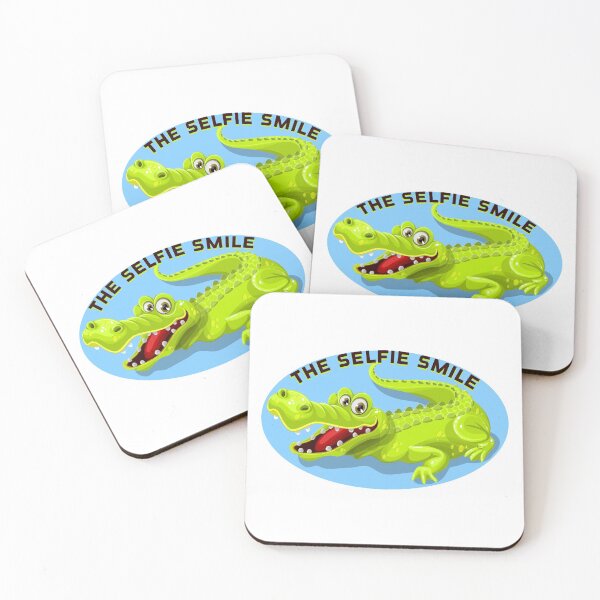 Item preview, Crocodile Selfie Smile designed and sold by PinkArtDesigns.