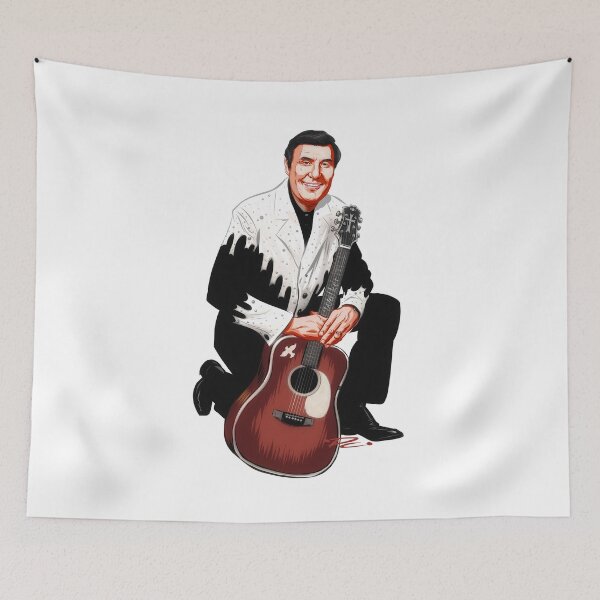Item preview, Billy Walker - An illustration by Paul Cemmick designed and sold by TIGERDAVER.
