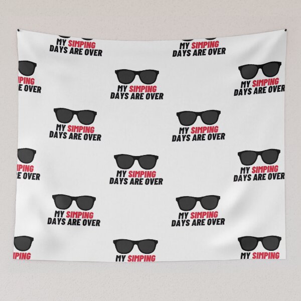 Item preview, My Simping Days Are Over Funny designed and sold by Amovar.