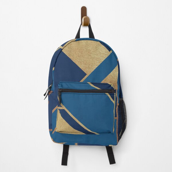 Item preview, Modern Geometric in Blue and Gold  designed and sold by MA DESIGNS.