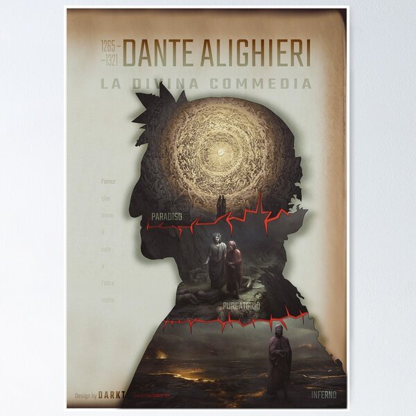 Dante s Divine Comedy Graphic Poster Design