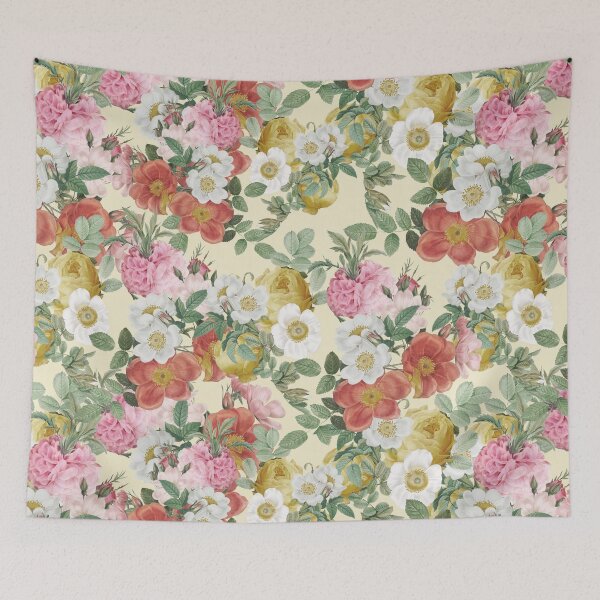 Item preview, Vintage Flowers Rose Garden designed and sold by meggydesigns.