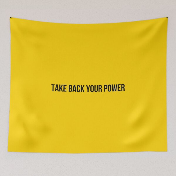 Item preview, TAKE BACK YOUR POWER designed and sold by NomadMessenger.