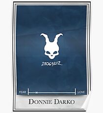 Donnie Darko Minimalist poster Poster