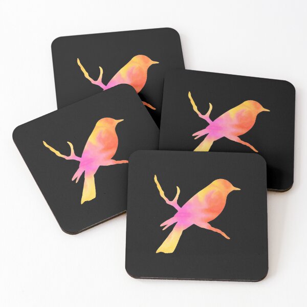 Item preview, Sunset Bird on a Branch designed and sold by FaithAndForest.