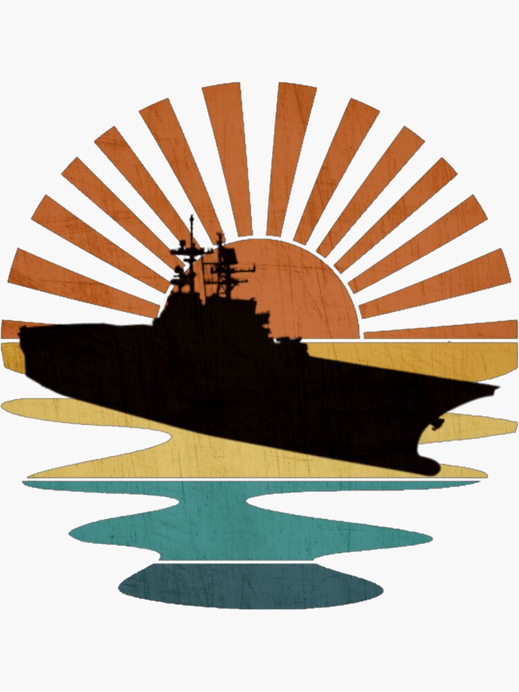 "Military Amphibious Assault Ship" Sticker for Sale by TotsAndTailWags