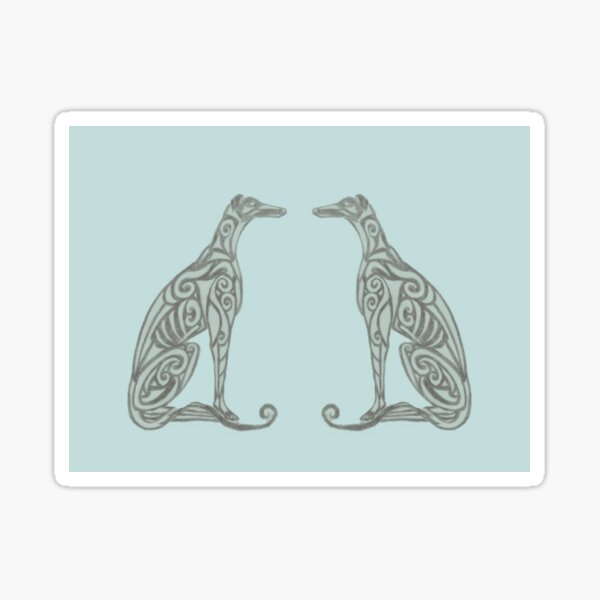 Double Greyhounds - Old Blue Sticker