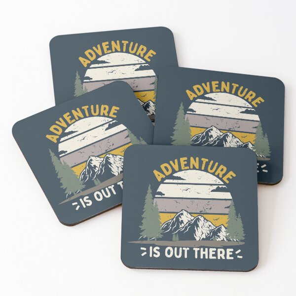 Item preview, Adventure is Out There ❘ Outdoor Mountain Adventure Distressed designed and sold by ramenrose.