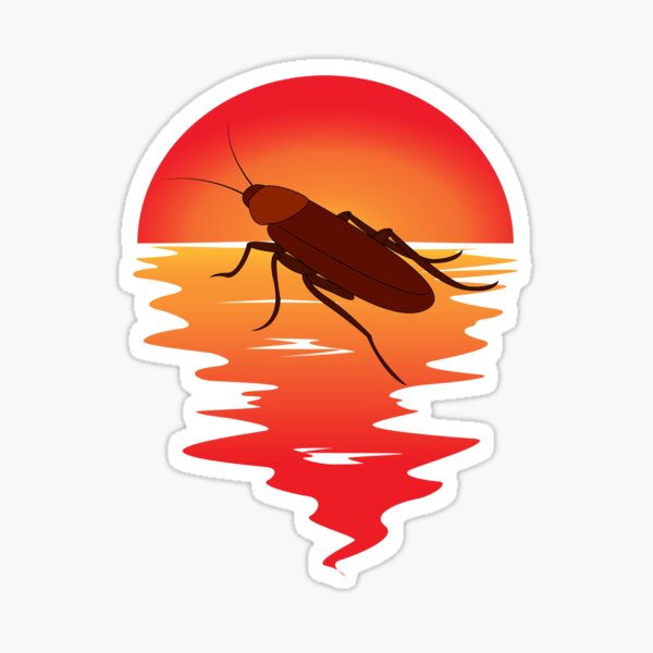 Cockroach Meme Stickers Redbubble - roblox cockroach decal