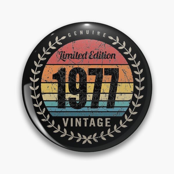 Item preview, 1977 Year Retro Vintage Style Birthday Anniversary Reunion Event Logo designed and sold by hobrath.