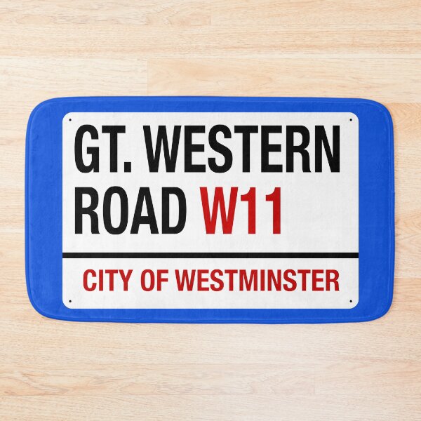 Item preview, GT. WESTERN ROAD W11 SIGNAGE designed and sold by WOOFANG.