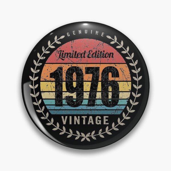 Item preview, 1976 Year Retro Vintage Style Birthday Anniversary Reunion Event Logo designed and sold by hobrath.