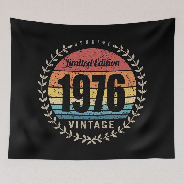 Item preview, 1976 Year Retro Vintage Style Birthday Anniversary Reunion Event Logo designed and sold by hobrath.