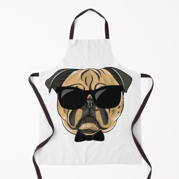 Item preview, Smart Pug Wearing Sunglasses designed and sold by BellaVille.
