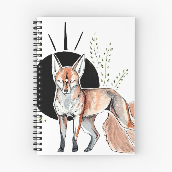 Item preview, Watercolour fox illustration witchy whimsical  designed and sold by Elliezart.