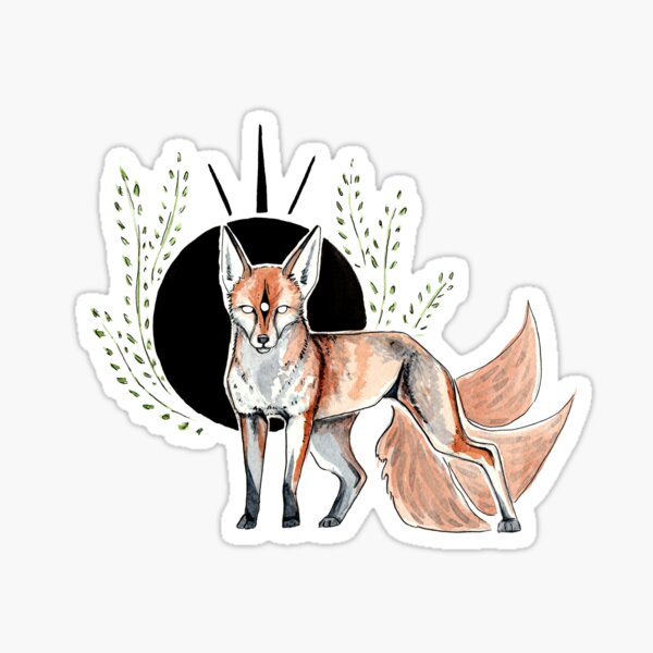 Fox Therian Sticker for Sale by TrueCrimeStuff