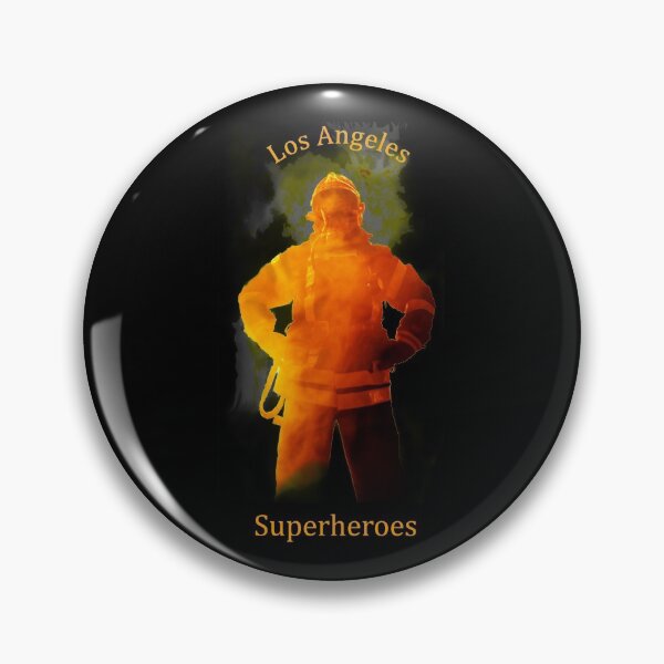 Item preview, LOS ANGELES SUPERHEROES FIREFIGHTER designed and sold by Danicus666.