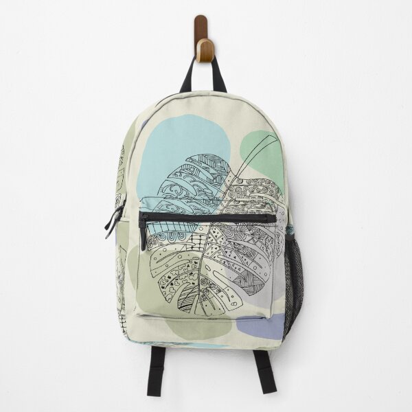 Item preview, Hand-drawn Greenery Monstera Leaf Abstract Art designed and sold by JooArtPrints ★★★★★.