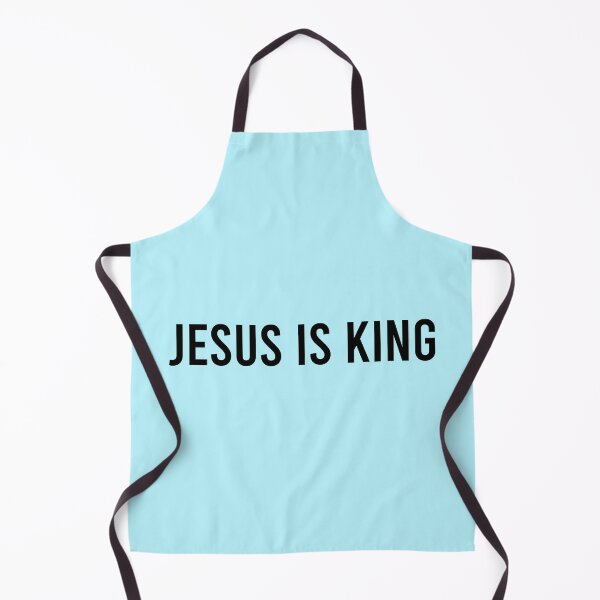 Artikelvorschau, Jesus ist König - Babyblaue Farbe entworfen und verkauft von OpulenceDesigns.