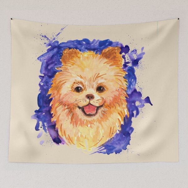 Item preview, Spitz. Cute pomeranian spitz, Illustration animals. designed and sold by ZheltakovaIana.