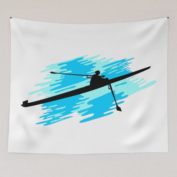 Item preview, Rowing, Single Scull Rowing - woman designed and sold by claudiasartwork.