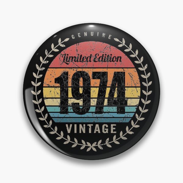 Item preview, 1974 Year Retro Vintage Style Birthday Anniversary Reunion Event Logo designed and sold by hobrath.