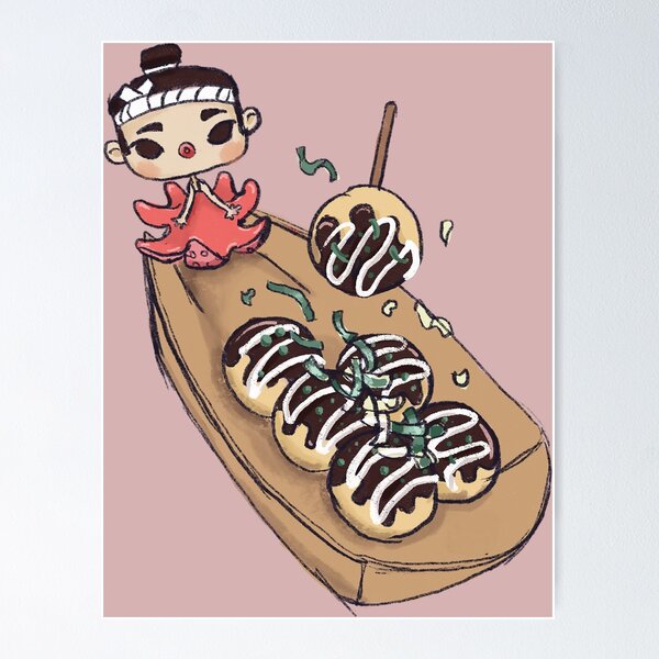 Item preview, Kiss Me Takoyaki designed and sold by shopfindingbeni.