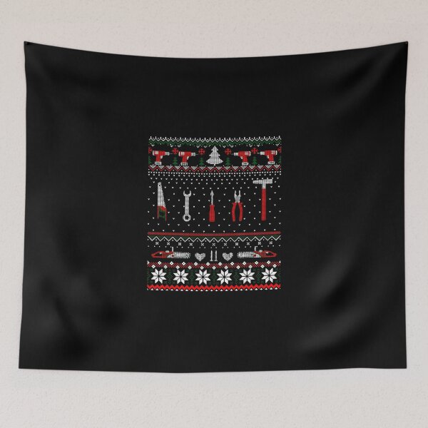 Item preview, Christmas Toolbox Ugly Sweater designed and sold by ueenanerne.