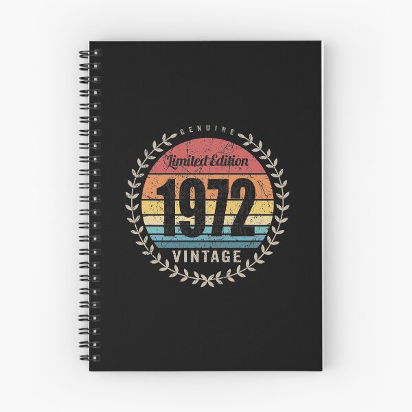 Item preview, 1972 Year Retro Vintage Style Birthday Anniversary Reunion Event Logo designed and sold by hobrath.