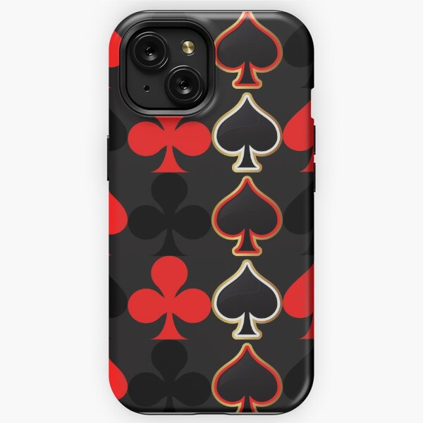  iPhone 11 Ace And Clubs King Inverted Colors Blackjack Cards  Case : טלפונים סלולריים ואביזרים