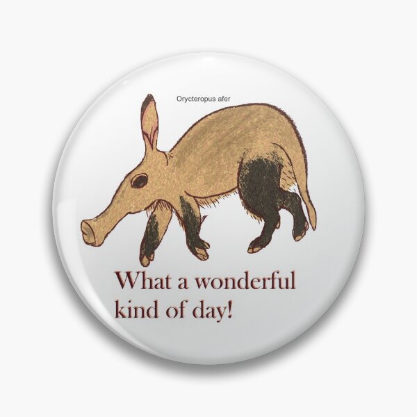 Item preview, Aardvark what a wonderful day designed and sold by NatureDesigned.