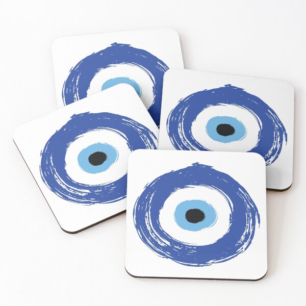 Item preview, Evil Eye Artístico Azul Griego designed and sold by GoodVibesWX9.