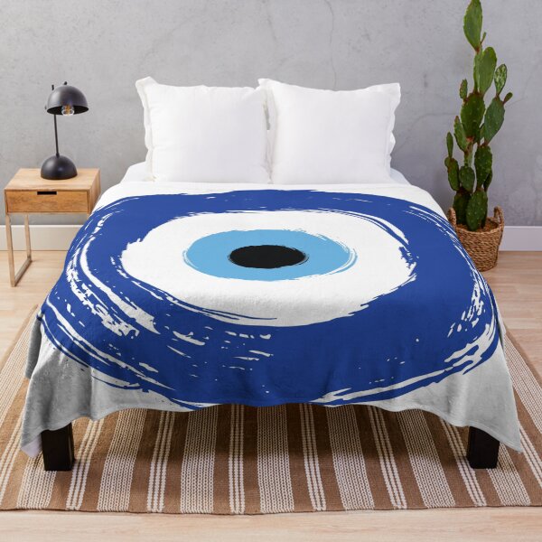 Item preview, Evil Eye Artístico Azul Griego designed and sold by GoodVibesWX9.