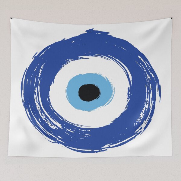 Artikelvorschau, Evil Eye Künstlerisch Blau Griechisch entworfen und verkauft von GoodVibesWX9.