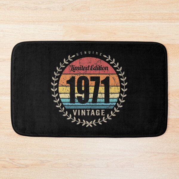 Item preview, 1971 Year Retro Vintage Style Birthday Anniversary Reunion Event Logo designed and sold by hobrath.