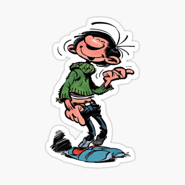 Gaston Lagaffe Sticker