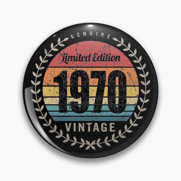 Item preview, 1970 Year Retro Vintage Style Birthday Anniversary Reunion Event Logo designed and sold by hobrath.