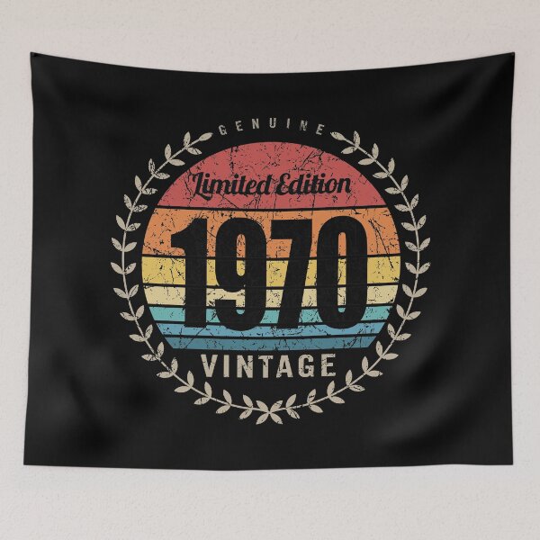 Item preview, 1970 Year Retro Vintage Style Birthday Anniversary Reunion Event Logo designed and sold by hobrath.