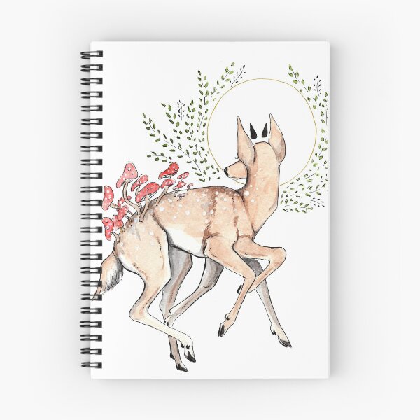 Item preview, Watercolour mythical deer illustration whimsical  designed and sold by Elliezart.