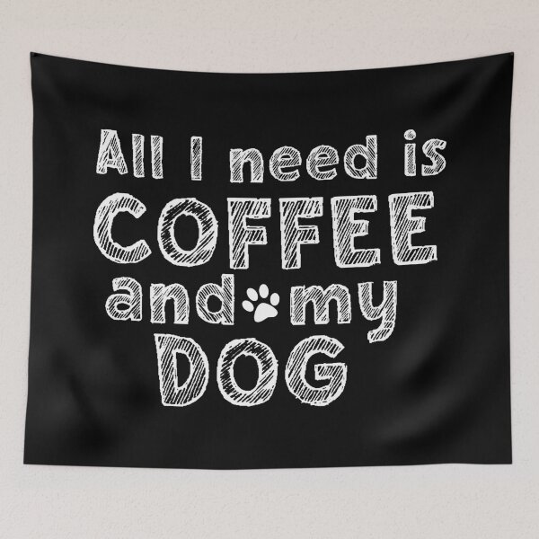 Item preview, All i need is coffee and my dog designed and sold by Mandala & More.