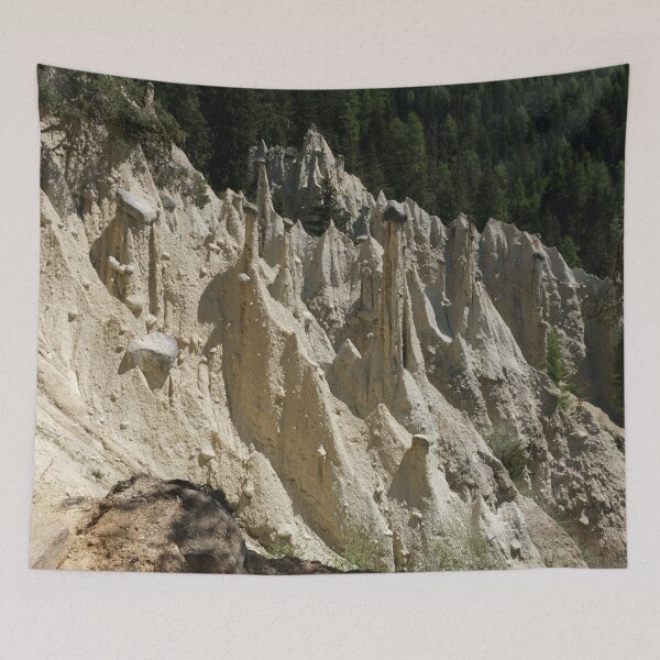 Item preview, The incredible earth pyramids (Piramidi di Terra) in the Dolomites. Striking place in the Italian Alps. Sunny spring day designed and sold by Maurizio Fabbroni.