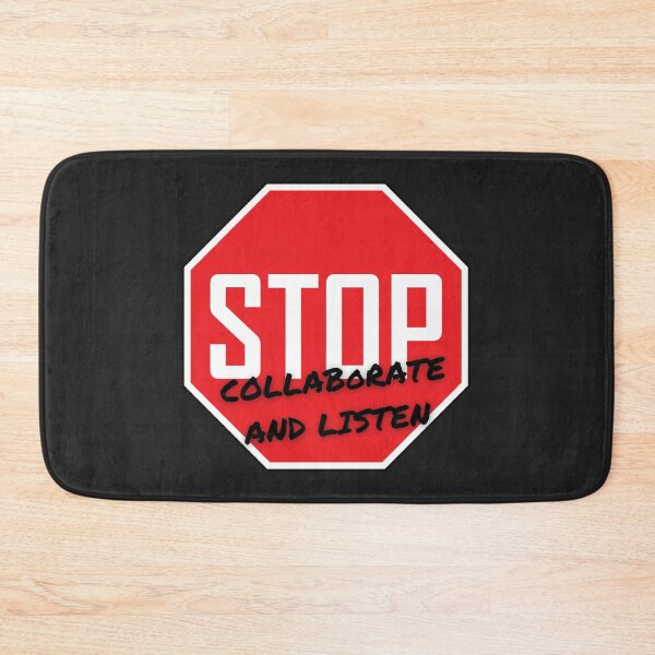 Item preview, Stop collaborate and listen designed and sold by The Agreeable Raven.